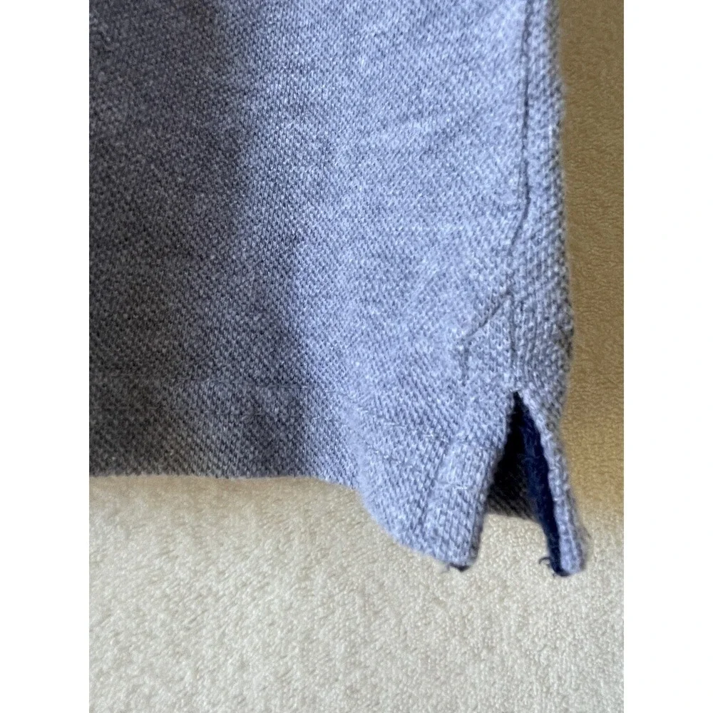 Ben Sherman Light Gray‎ Polo Shirt Boy Size Large 14/16 Preppy Collar Buttons